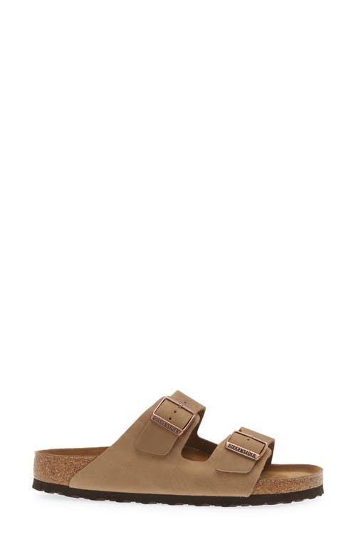 Shop Birkenstock Arizona Soft Slide Sandal In Tobacco Oiled Leather