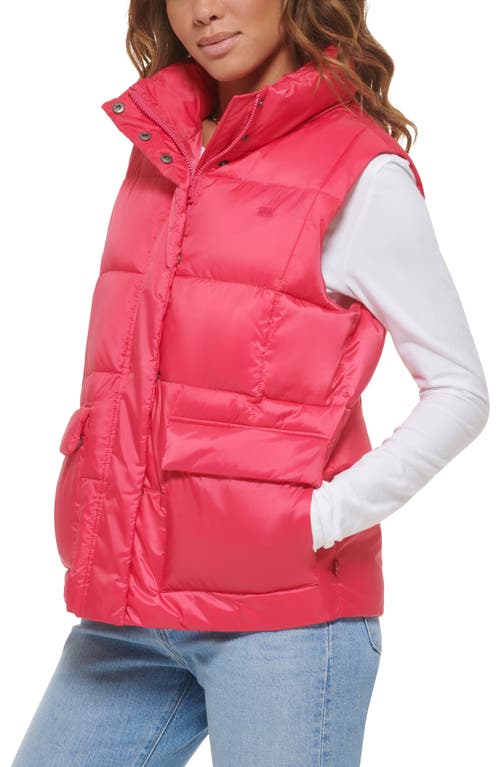 Levi's® Box Quilt Puffer Vest In Berry