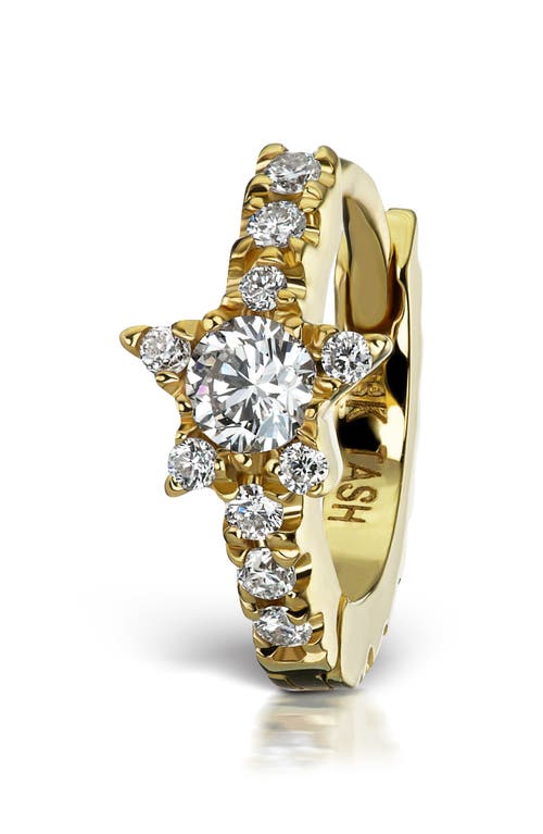 Maria Tash Diamond Star Eternity Clicker in Yellow Gold/Diamond