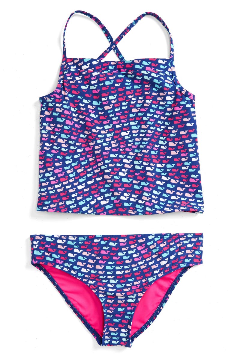 Vineyard Vines School of Whales Two-Piece Tankini Swimsuit (Little ...