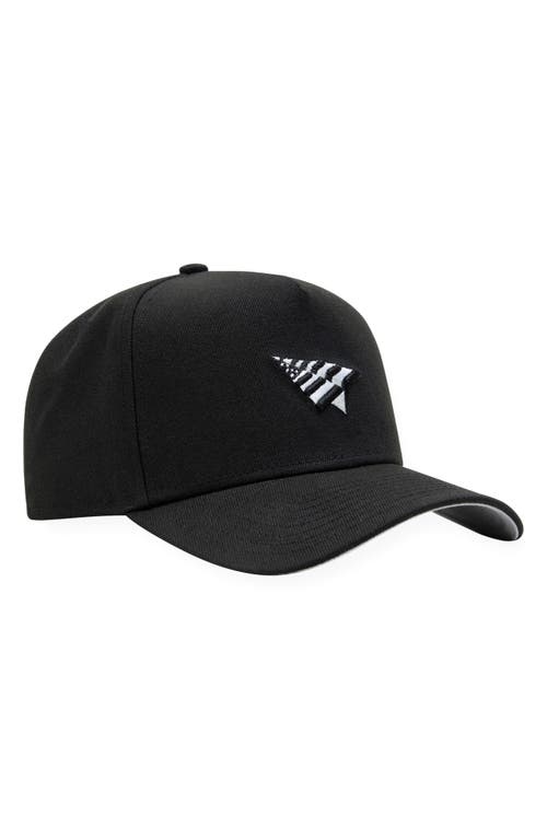 Paper Planes Logo 9forty A-frame Snapback Cap In Black