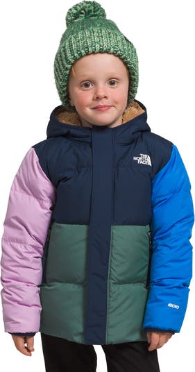 Kids' North Hooded Water Repellent 600 Fill Power Down Recycled Polyester  Jacket