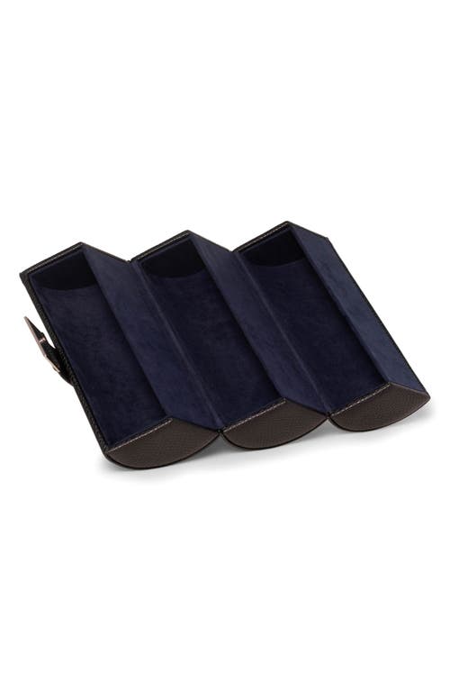 Bey-berk Leather Travel Sunglasses Roll In Multi Color