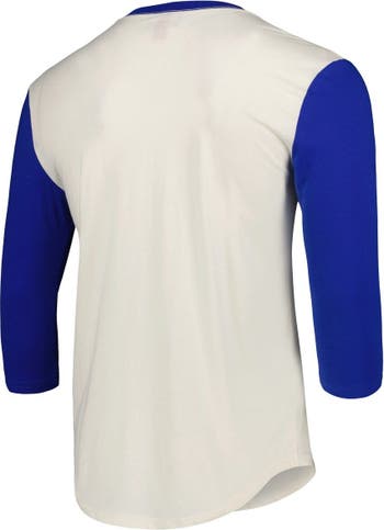 Lids Detroit Tigers Mitchell & Ness Icon Henley 3/4-Sleeve T-Shirt - Cream