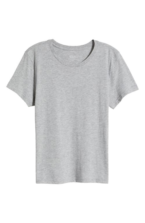 Shop Rails Classic Cotton T-shirt In Heather Grey