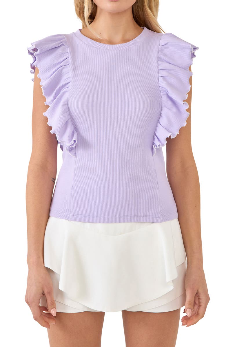 English Factory Merrow Ruffle Top | Nordstrom