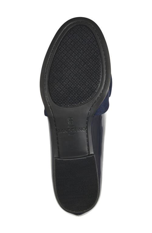 Shop Bandolino Oidnil Bow Loafer In Dark Blue 400