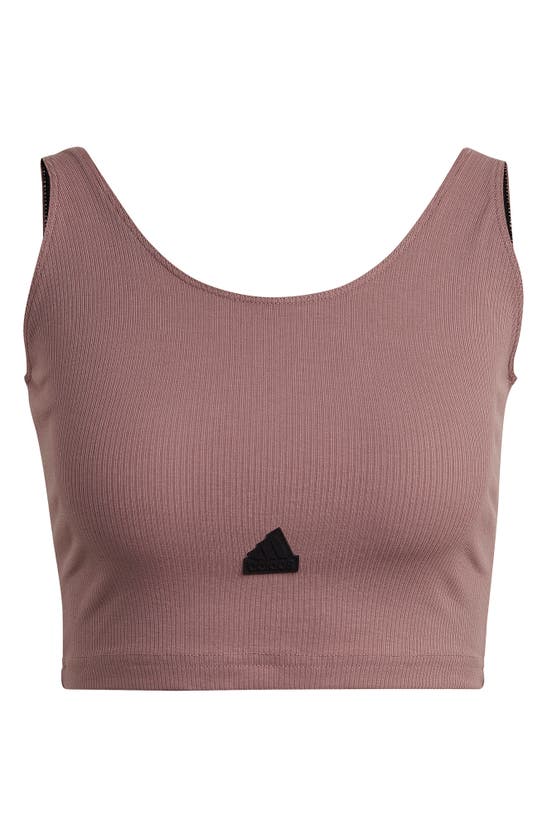 ADIDAS SPORTSWEAR RIBBED CROP TOP