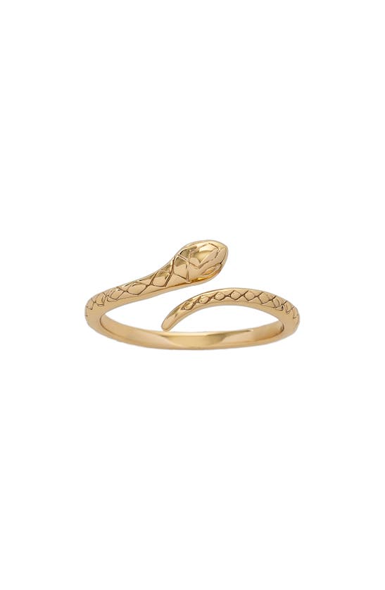 Shop Made By Mary Snake Wrap Ring In Gold