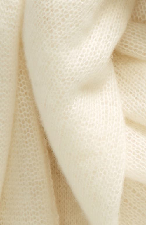 Shop Vince Featherweight Cashmere Scarf In White