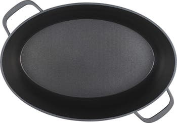Viking 3-in-1 8.6 Quart Die Cast Oval Roaster with Glass Basting Lid