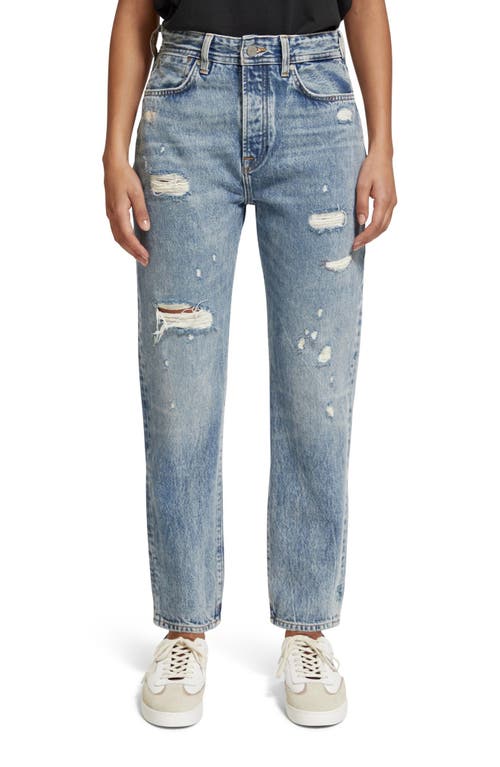 The Buzz High Waist Slim Fit Boyfriend Jeans in All Tied Up