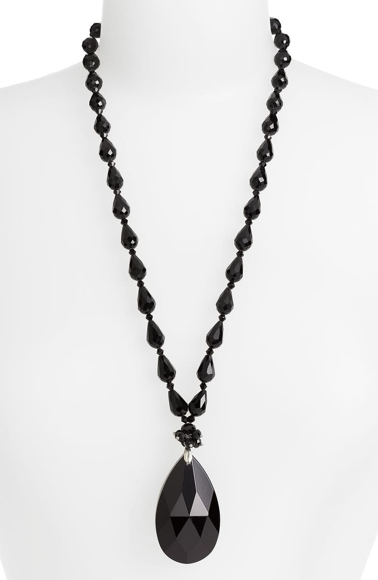 Teardrop crystal necklace Clearance