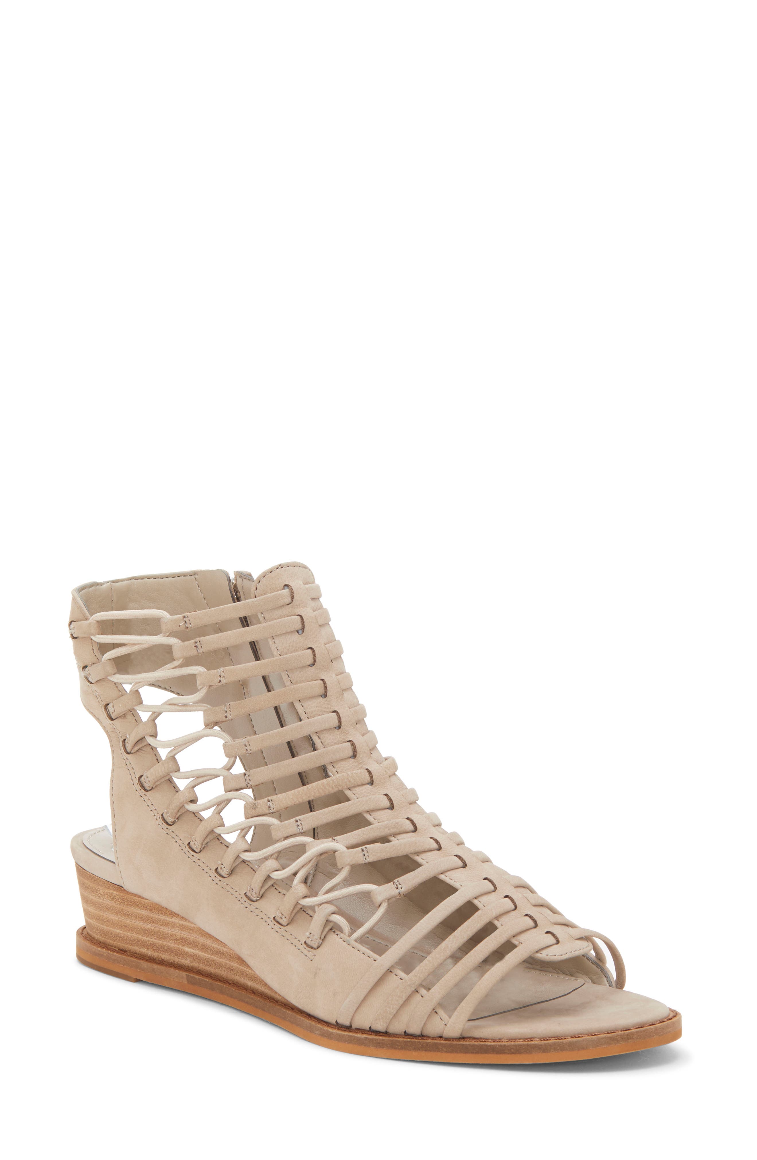 Vince Camuto Romera Gladiator Sandal, Grey