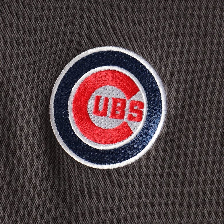 Levelwear Chicago Cubs Mens Charcoal Spark Overlap Short Sleeve