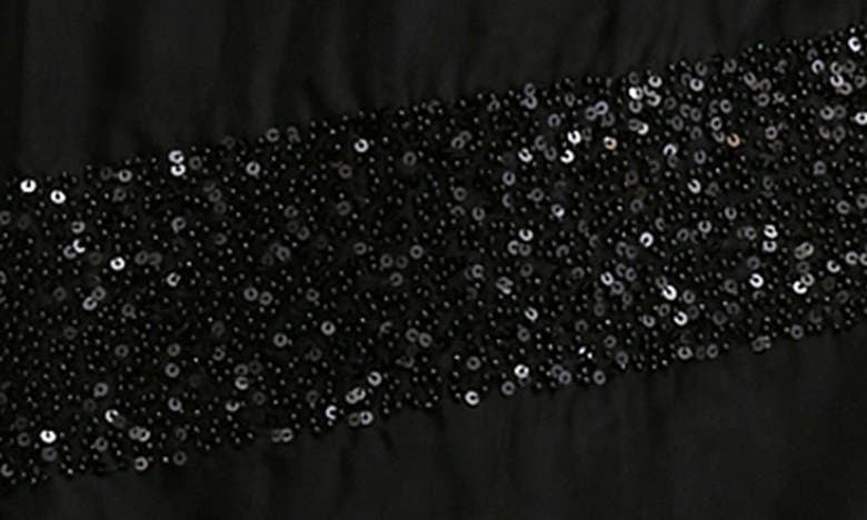 Shop Allsaints Izabela Sheer Bead & Sequin Minidress In Black
