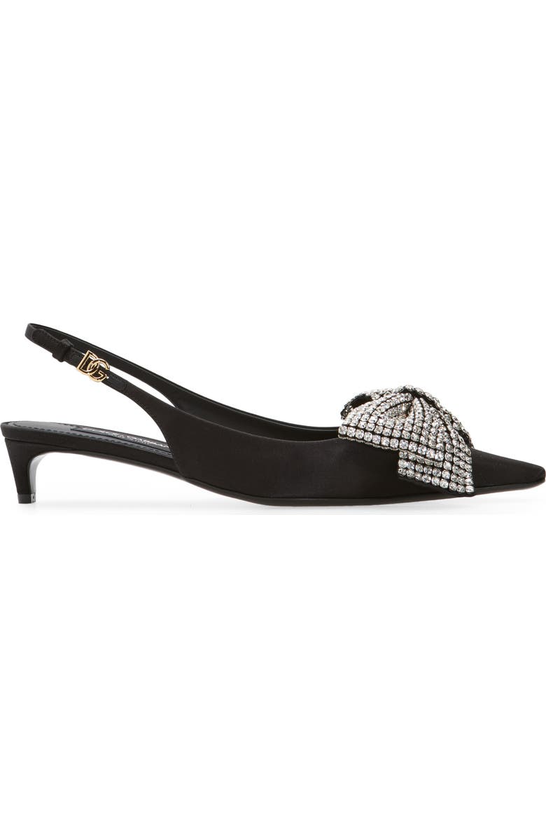 Dolce&Gabbana Mun Kitten Heel Slingback Pump, Alternate, color,