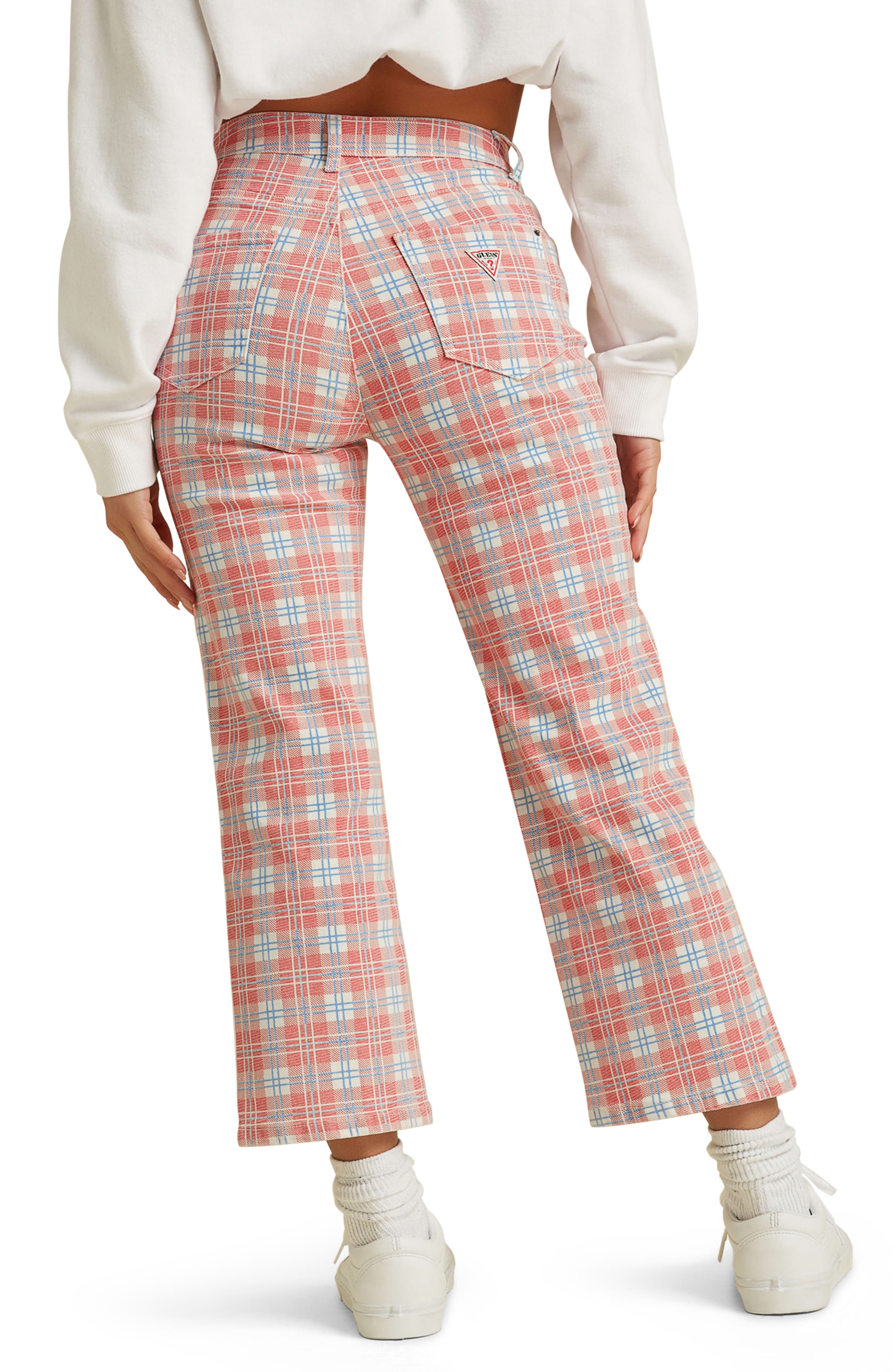 guess plaid pants