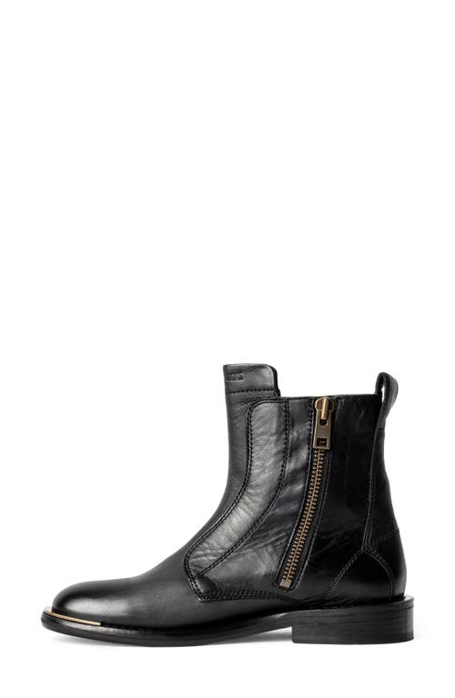Zadig & Voltaire Laureen Zip Boot In Noir