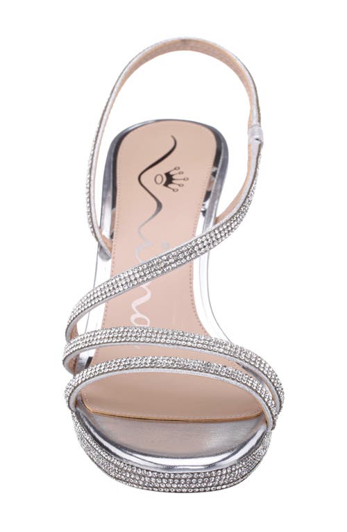 Shop Nina Bo Slingback Sandal In Silver