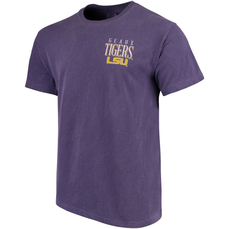 Image One Purple Lsu Tigers Welcome To The South Comfort Colors T-shirt
