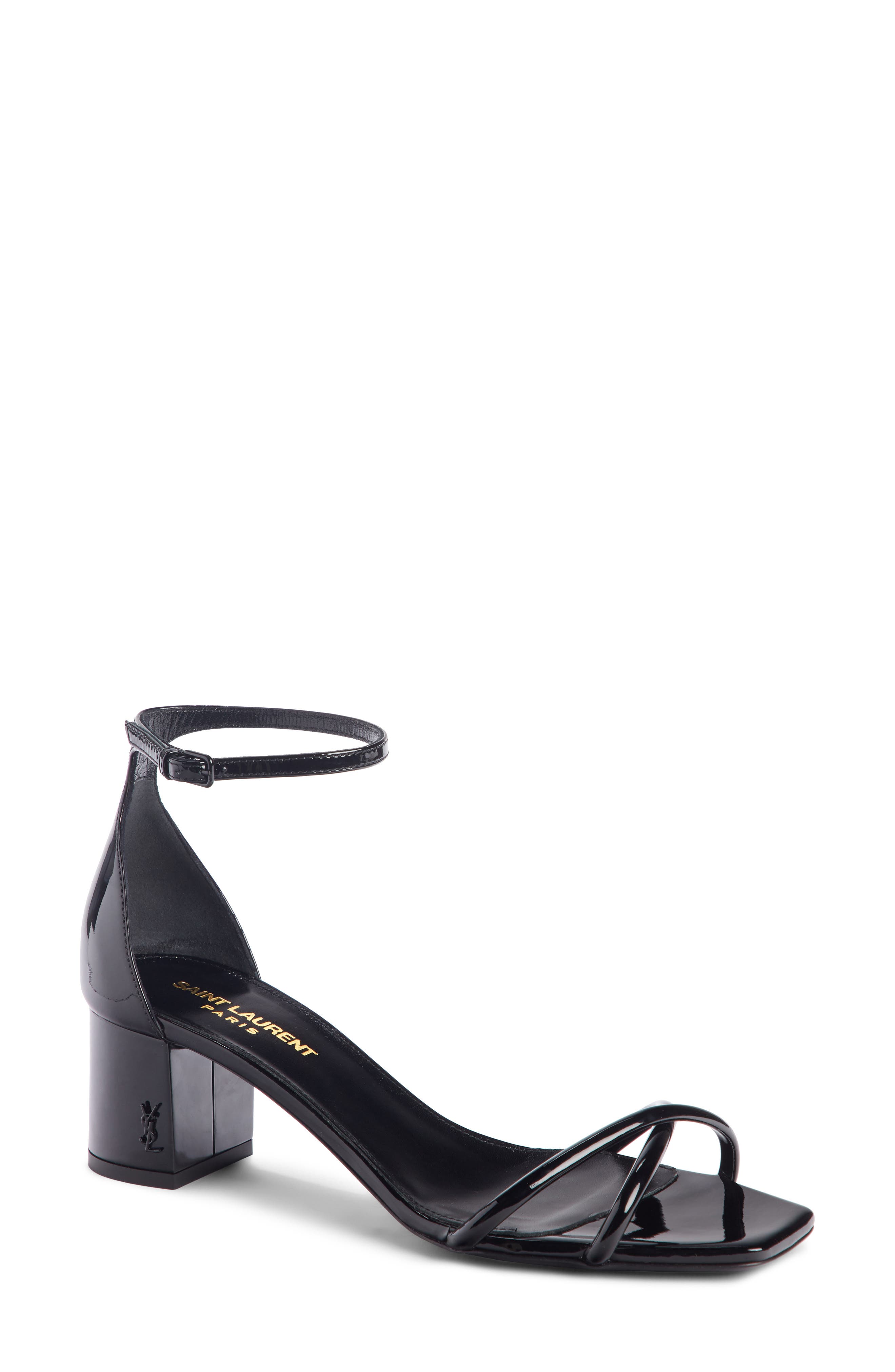saint laurent loulou ankle strap sandal