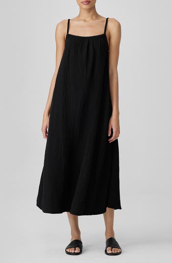 Eileen Fisher Cami Organic Cotton Gauze Dress Nordstrom