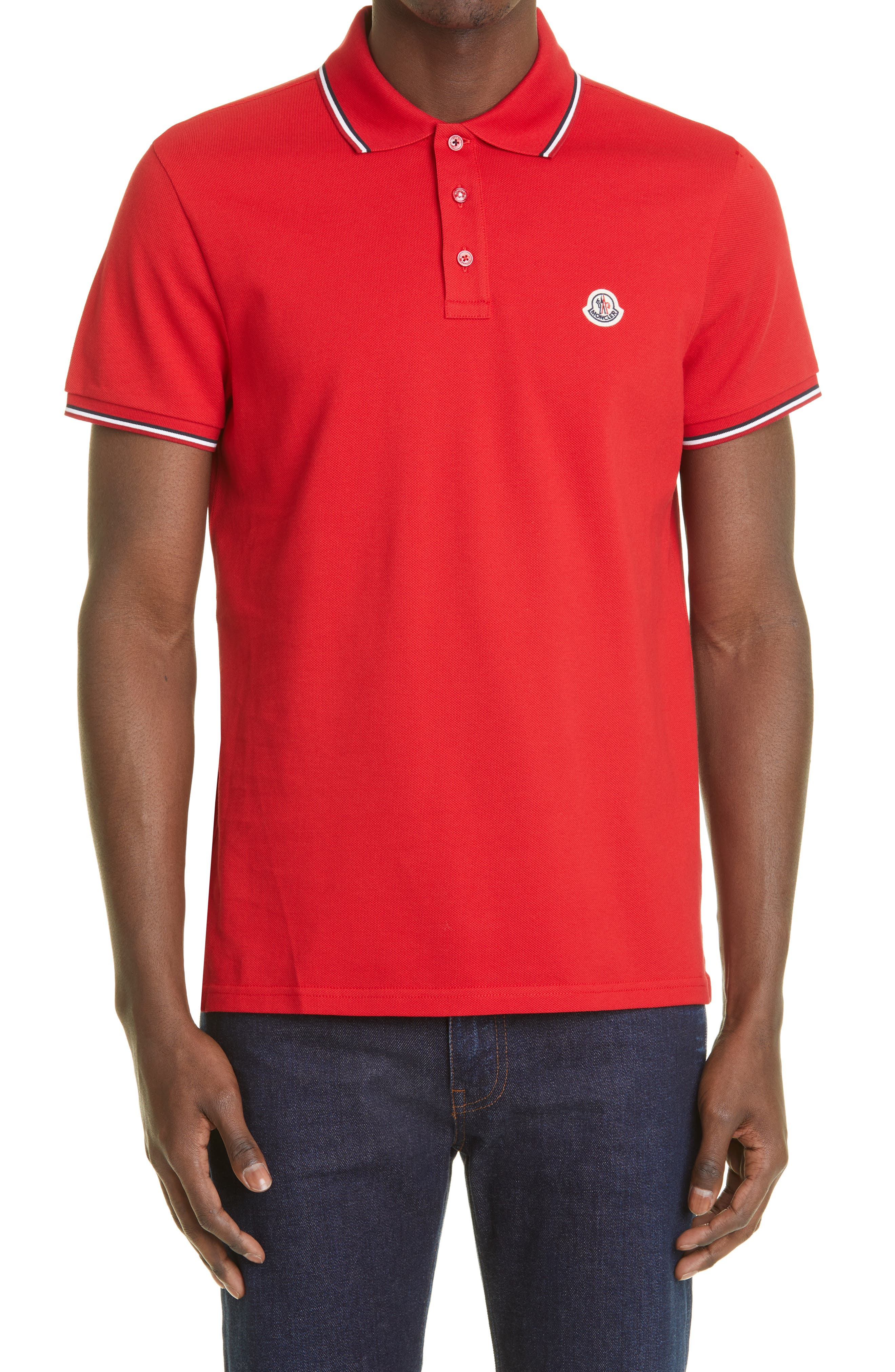 red moncler top