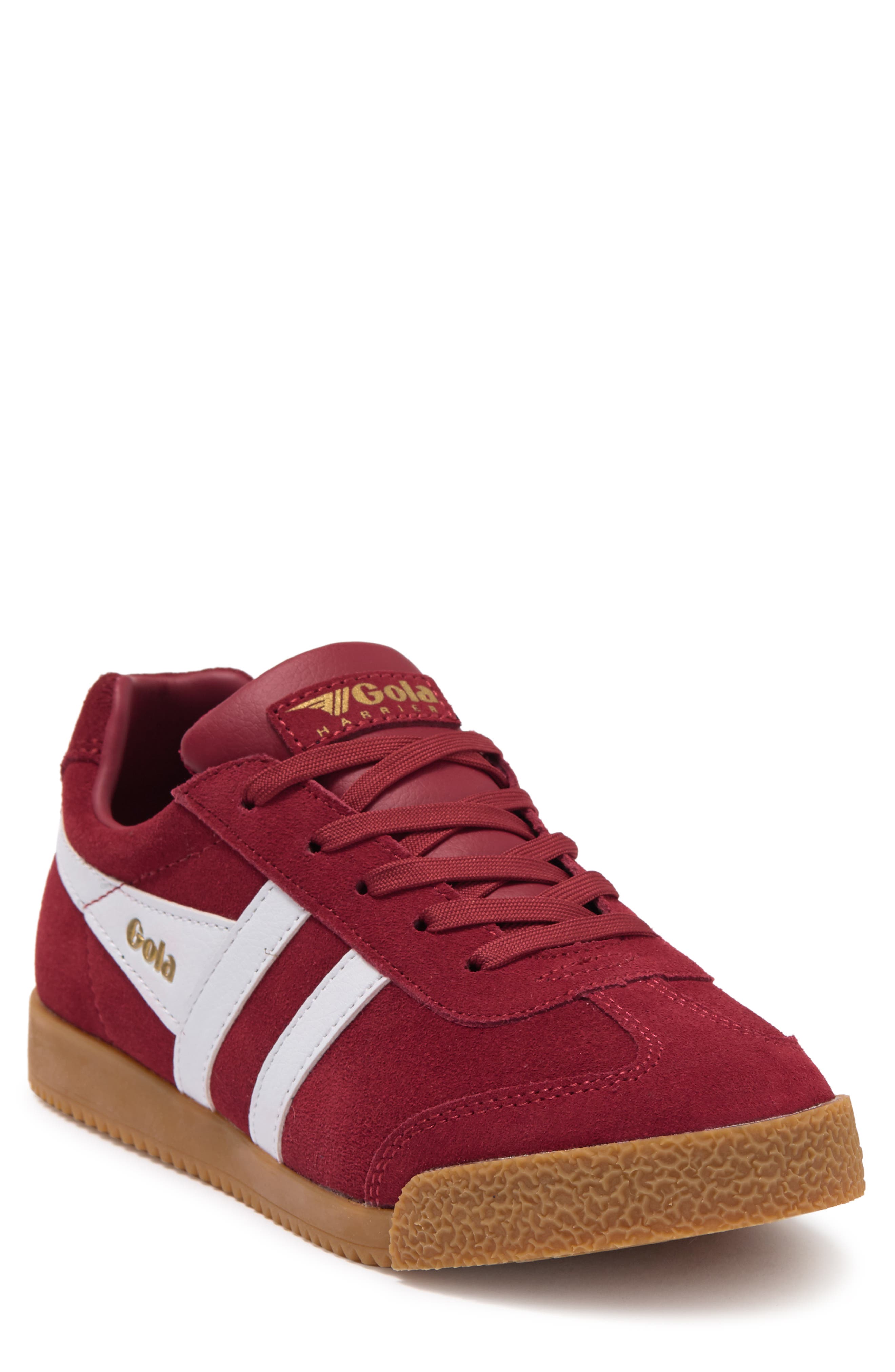 Gola Kids' Harrier Sneaker In Deep Red 