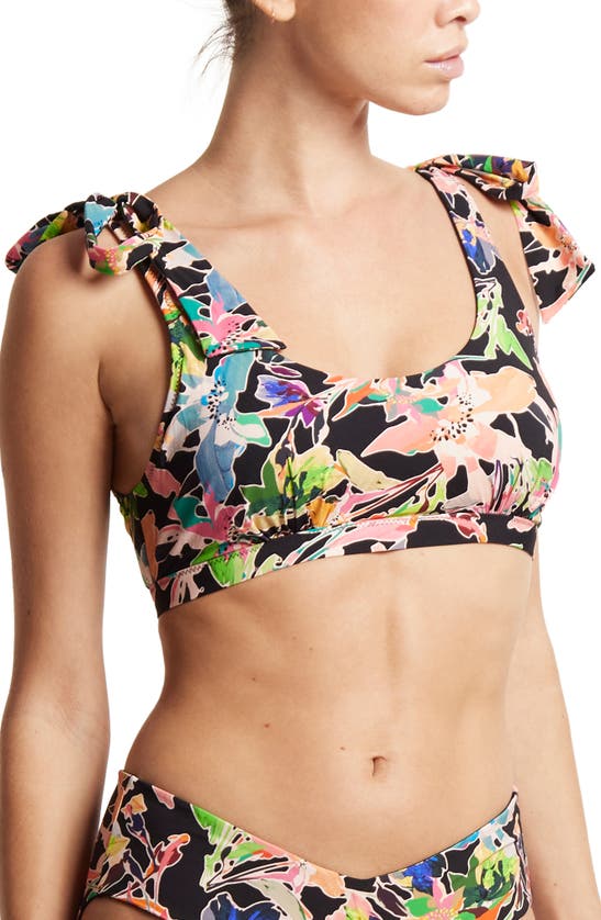 Shop Hanky Panky Swim Scoop Bikini Top In Unapologetic Print