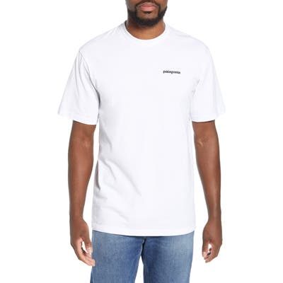 Patagonia Fitz Roy Bison Responsibili-Tee T-Shirt, White