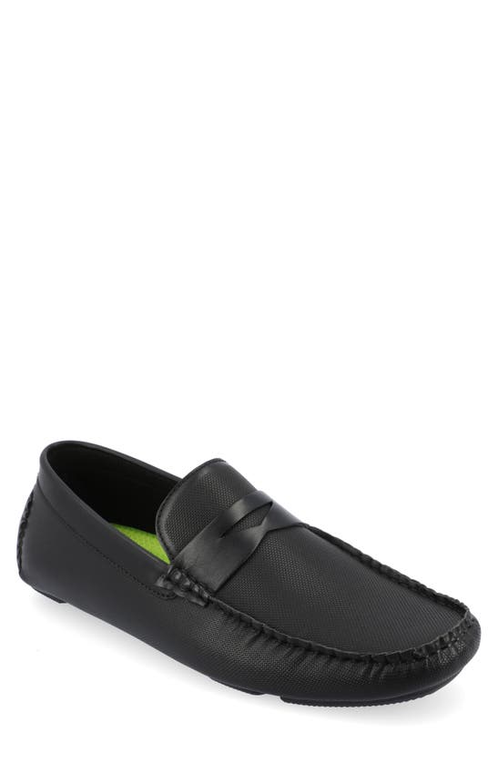 Shop Vance Co. Vance Co Isaiah Tru Comfort Penny Loafer In Black