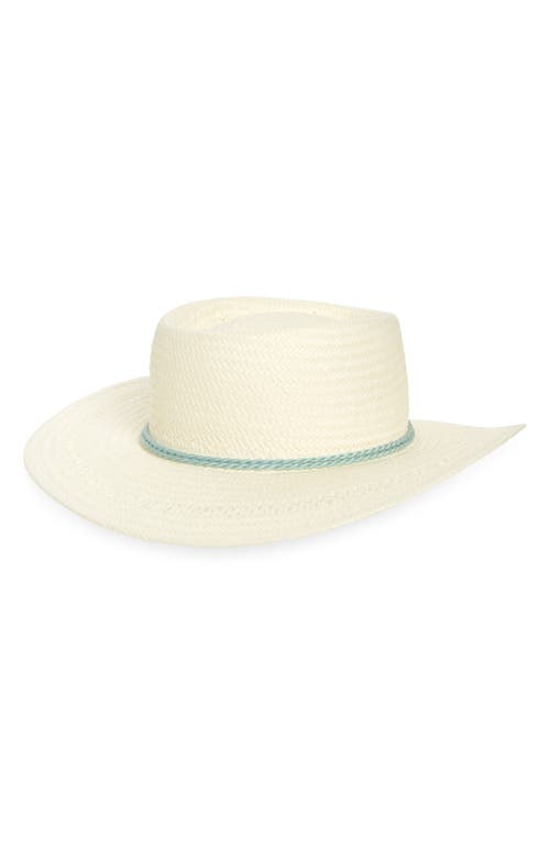 Shop Melrose And Market Western Boater Hat In White Combo