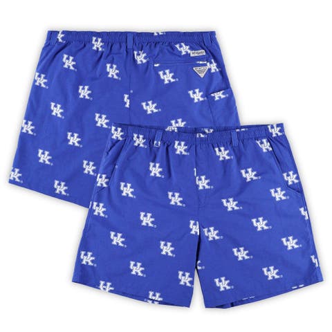 Men's Columbia Navy Dallas Cowboys Backcast II Omni-Shade Swim Shorts