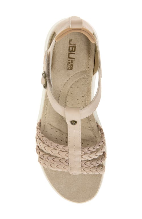 Shop Jbu By Jambu Prague Sandal In Light Tan/champagne