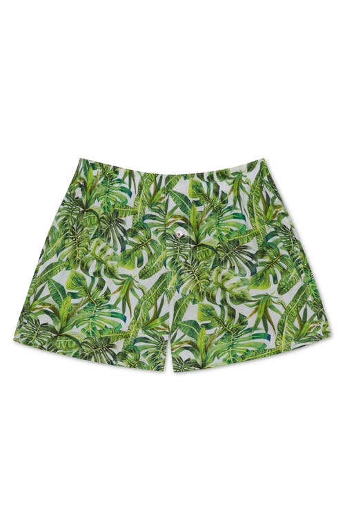 Shop Druthers Nyc Organic Cotton House Plants Boxer Short In White