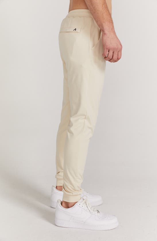 Shop Redvanly Donahue Water Resistant Joggers In Oat