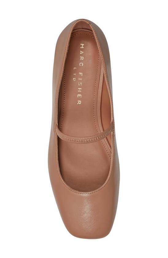 Marc Fisher Ltd Urella Mary Jane Flat In Medium Natural