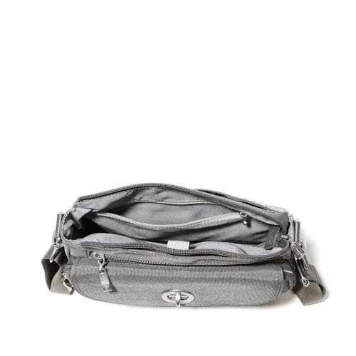 Baggallini Calais Crossbody Bag In Sterling Shimmer