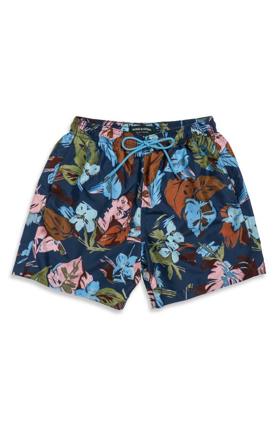 Rodd & Gunn Dartmoor Bay Swim Trunks In Azure