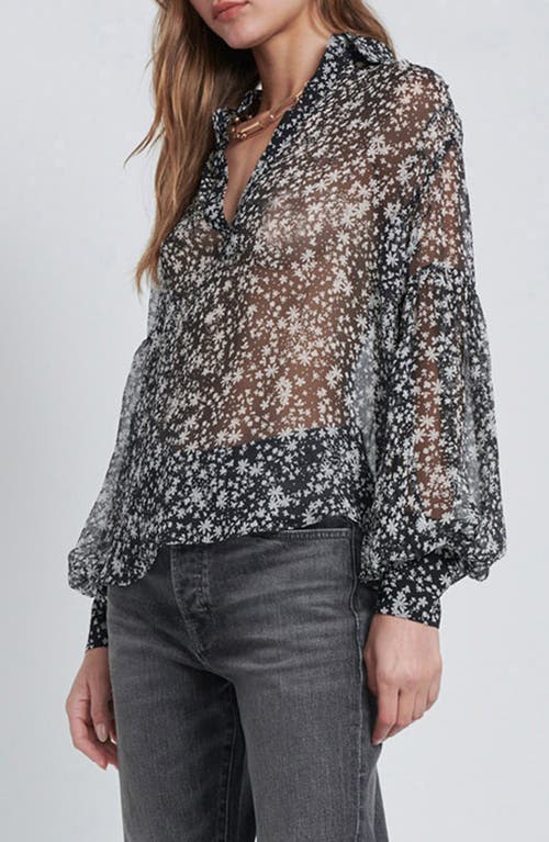 SEVEN 7 FOR ALL MANKIND BUBBLE SLEEVE TOP