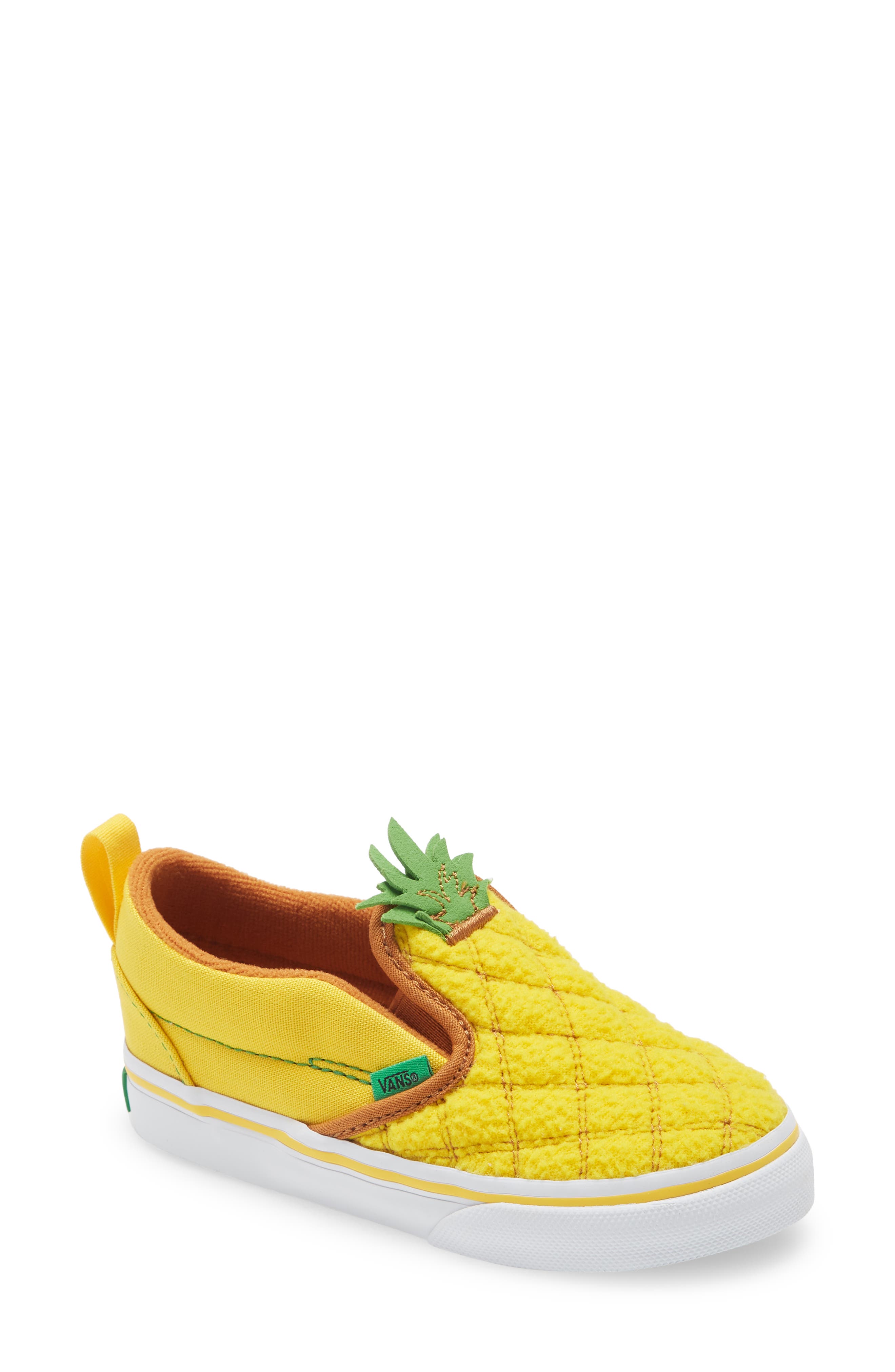 Vans Pineapple Slip-On V Sneaker (Baby 