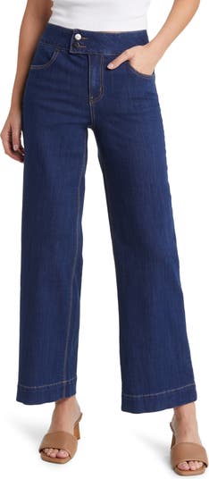 1822 Denim Two-Button High Waist Wide Leg Jeans | Nordstrom