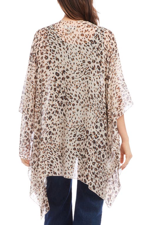 Shop Karen Kane Leopard Print Open Front Jacket