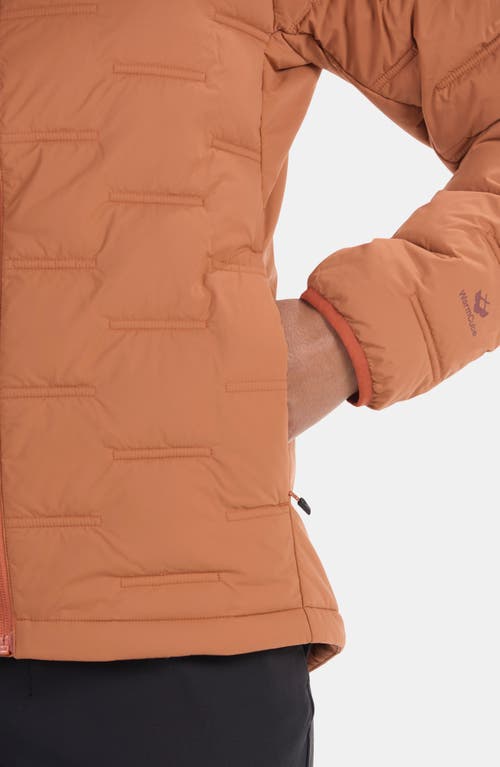 Shop Marmot Warmcube™ Active Novus Insulated Hooded Jacket<br> In Auburn