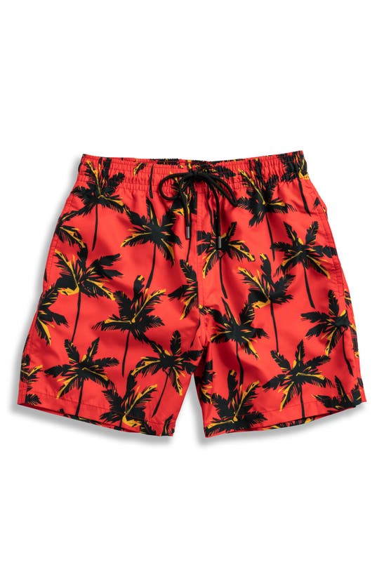 Rodd & Gunn Thompson's Cove Swim Trunks In Crimson