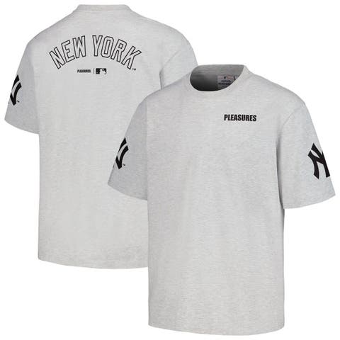 Men's Pleasures Gray Atlanta Braves Team T-Shirt Size: Small
