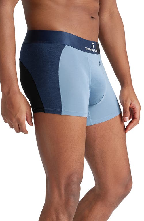 Shop Tommy John Second Skin Boxer Briefs In Troposphere Color Block