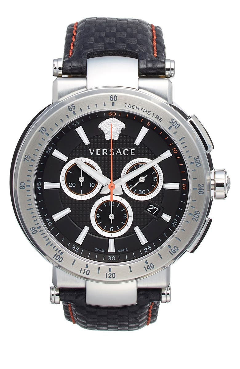 Versace 'Mystique Sport' Chronograph Two-Tone Bracelet Watch, 46mm ...