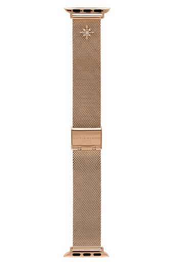 Coastl Studio Crane Peach 42mm/44mm Rose Gold Apple Watch Band - Society6